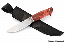 Нож "Леший-3" сталь S390, рукоять карельская береза