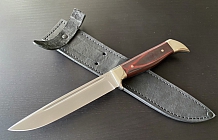 Нож "Финка", сталь S 390, рукоять цельнометаллическая, накладки G 10